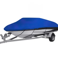 vidaXL Housse de bateau Gris 410x110x40 cm