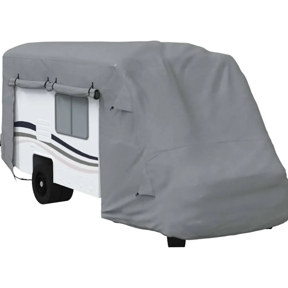 vidaXL Housse de camping-car gris 570x235x275 cm tissu non tissé