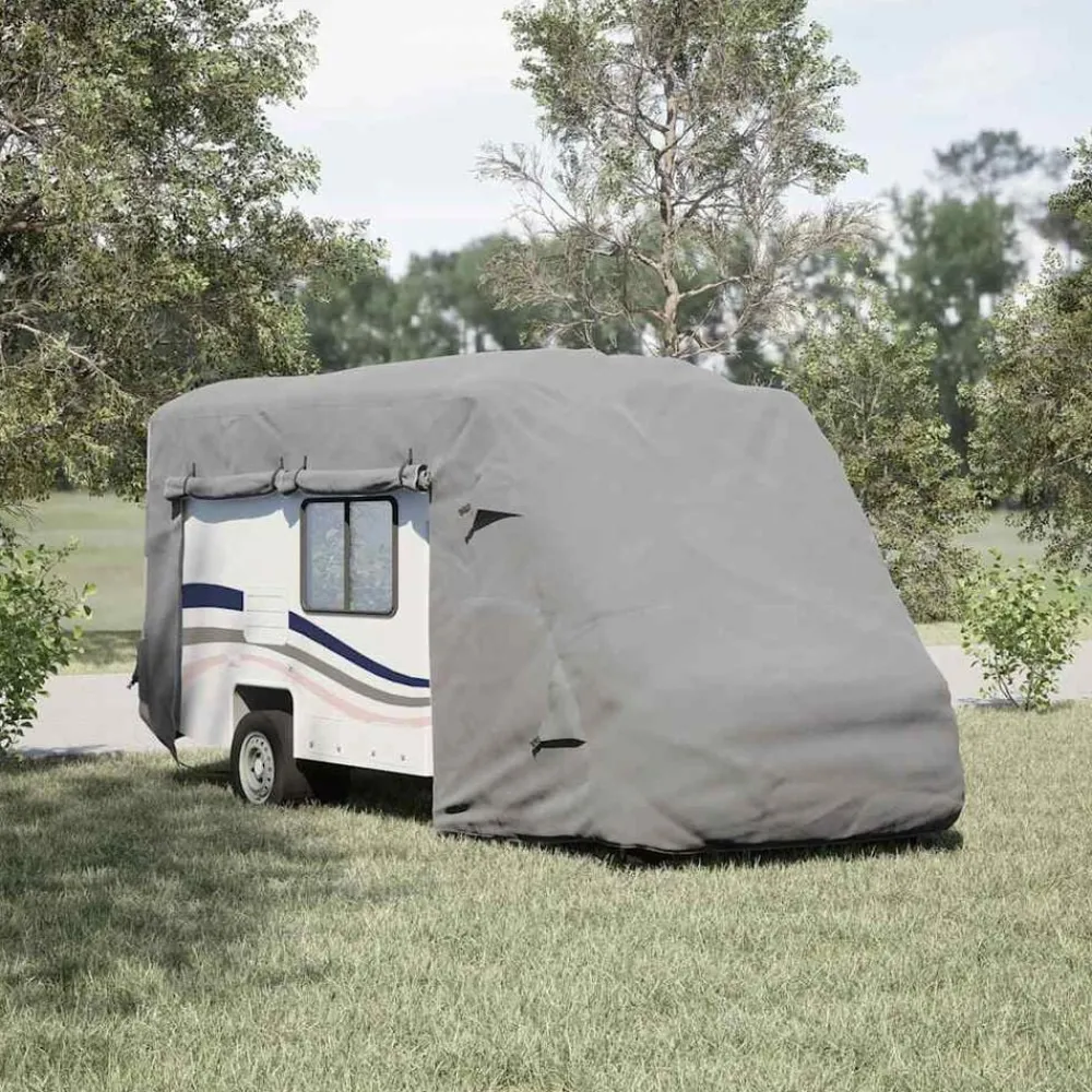 vidaXL Housse de camping-car gris 570x235x275 cm tissu non tissé