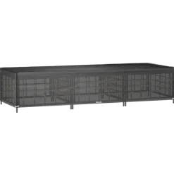 Accessoires Pour Meubles D'Extérieur-vidaXL Housse de chaise longue 12 œillets 205x75x40 cm polyéthylène