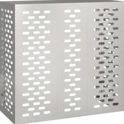 Accessoires Pour Appareils Électroménagers-vidaXL Housse de climatiseur Argent 110 x 50 x 105 cm Acier inoxydable