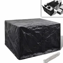 vidaXL Housse de salon de jardin 8 œillets 113x113x73 cm