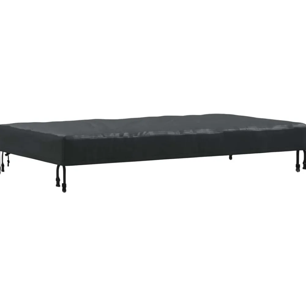 Accessoires Pour Meubles D'Extérieur-vidaXL Housse de Table Uni Noir 122 x 72 x 15 cm tissu