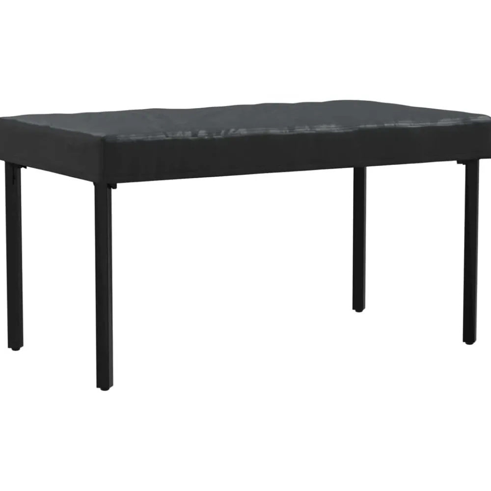 Accessoires Pour Meubles D'Extérieur-vidaXL Housse de Table Uni Noir 122 x 72 x 15 cm tissu