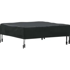Accessoires Pour Meubles D'Extérieur-vidaXL Housse de Table Uni Noir 62 x 62 x 15 cm Tissu Oxford 600D