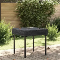 Accessoires Pour Meubles D'Extérieur-vidaXL Housse de Table Uni Noir 62 x 62 x 15 cm Tissu Oxford 600D