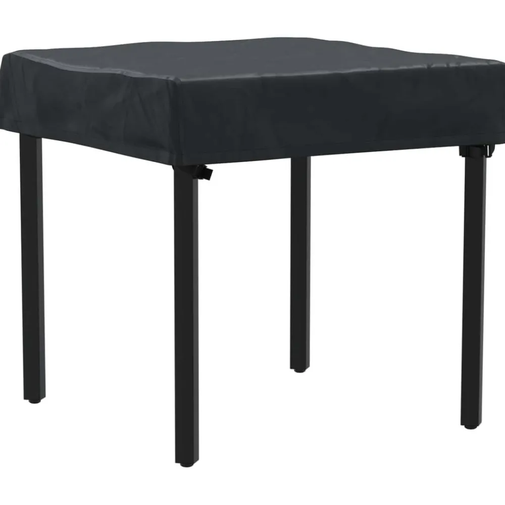 Accessoires Pour Meubles D'Extérieur-vidaXL Housse de Table Uni Noir 62 x 62 x 15 cm Tissu Oxford 600D
