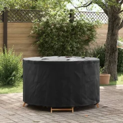 Accessoires Pour Meubles D'Extérieur-vidaXL Housse pour meubles Noir 102 x 102 x 71 cm Tissu Oxford 420D