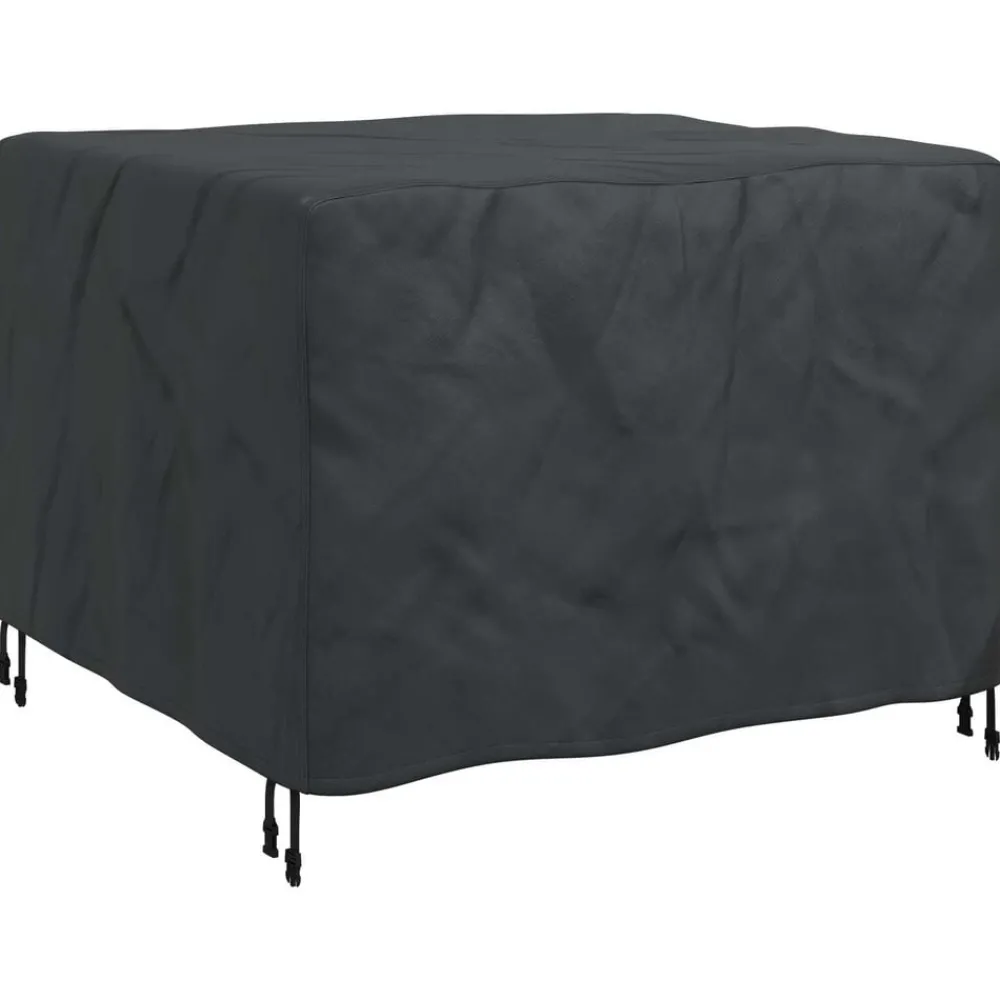 vidaXL Housse pour meubles Uni Noir 113 x 113 x 73 cm 600D
