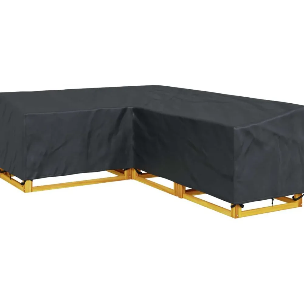 Accessoires Pour Meubles D'Extérieur-vidaXL Housse pour meubles Noir 250 x 180 x 80 cm Tissu Oxford 600D