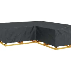 vidaXL Housse pour meubles Noir 235 x 235 x 85 cm Tissu Oxford 210D