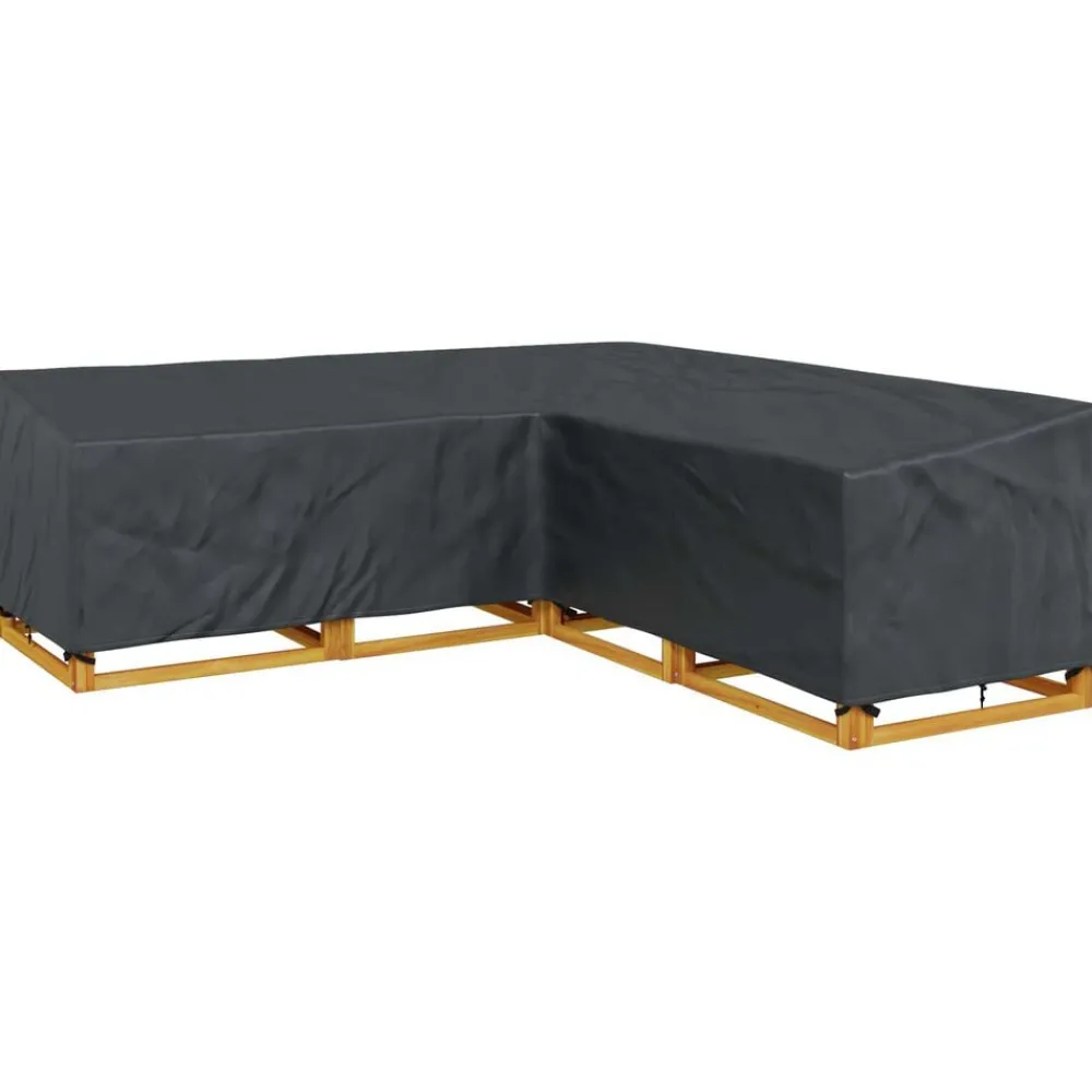 vidaXL Housse pour meubles Noir 270 x 270 x 80 cm Tissu Oxford 600D