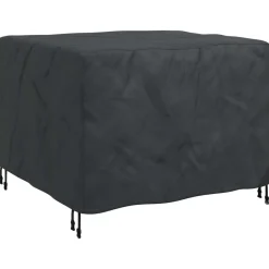 Accessoires Pour Meubles D'Extérieur-vidaXL Housse pour meubles Uni Noir 113 x 113 x 73 cm 210D