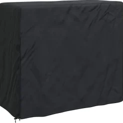 Accessoires Pour Meubles D'Extérieur-vidaXL Housse pour range-bûches Uni Noir Tissu Oxford 600D