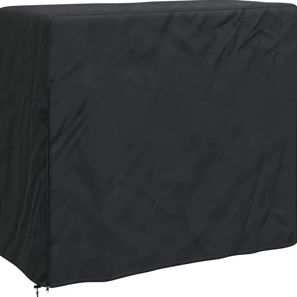 Accessoires Pour Meubles D'Extérieur-vidaXL Housse pour range-bûches Uni Noir Tissu Oxford 600D