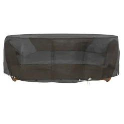 vidaXL Housse pour salon îlot 8 œillets Ø188x50 cm rond