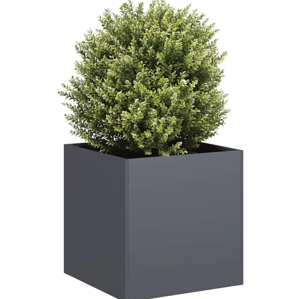 vidaXL Jardinière 40x40x40 cm acier laminé à froid
