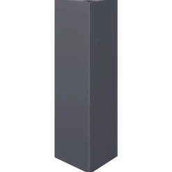 Pelouses & Jardins-vidaXL Jardinière anthracite triangulaire 30x26x75 cm acier Acier/Anthracite