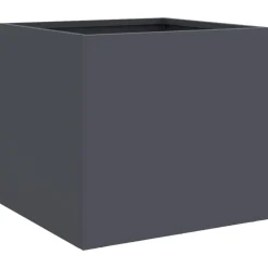 Pelouses & Jardins-vidaXL Jardinière anthracite 32x30x29 cm acier Acier/Anthracite