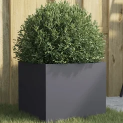 Pelouses & Jardins-vidaXL Jardinière anthracite 32x30x29 cm acier Acier/Anthracite