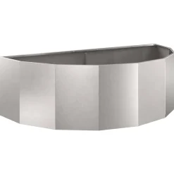 Pelouses & Jardins-vidaXL Jardinière Argent 120 x 60 x 35 cm Acier inoxydable
