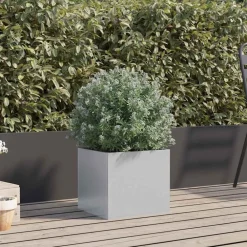 Pelouses & Jardins-vidaXL Jardinière argenté 32x30x29 cm acier galvanisé Acier galvanisé/Argent