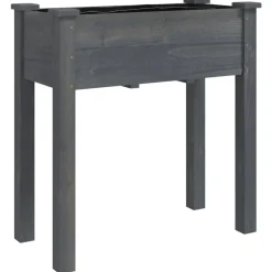 vidaXL Jardinière avec doublure 71x37x76 cm bois massif de sapin