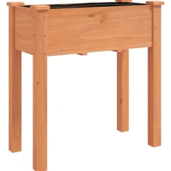 vidaXL Jardinière avec doublure 71x37x76cm bois massif de sapin
