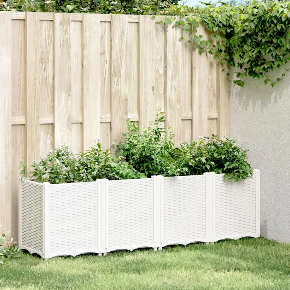 vidaXL Jardinière 160x40x53 cm polypropylène
