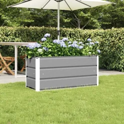 vidaXL Jardinière 100 x 40 x 45 cm Acier