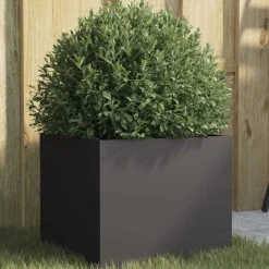 vidaXL Jardinière noir 32x30x29 cm acier