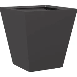 Pelouses & Jardins-vidaXL Jardinière noir 30x30x30 cm acier Acier/Noir