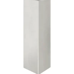 Pelouses & Jardins-vidaXL Jardinière triangulaire 30x26x75 cm acier inoxydable Acier inoxydable/Gris clair