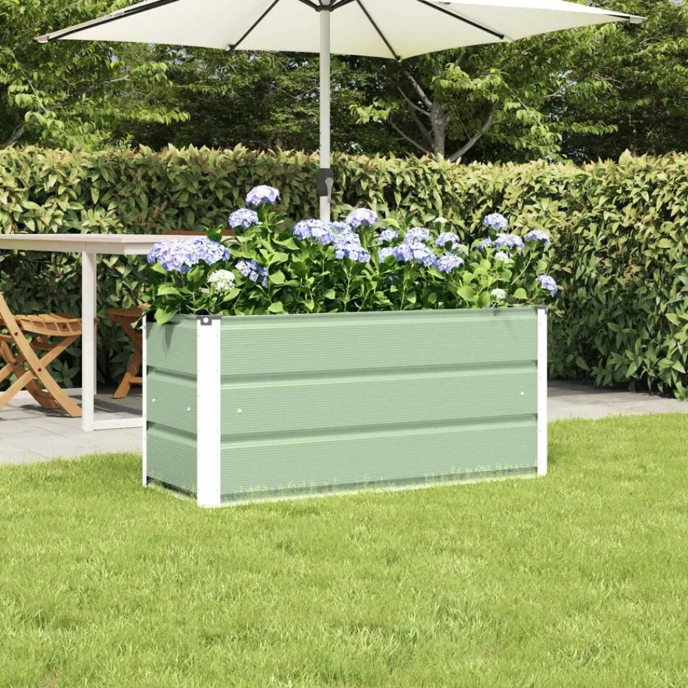 vidaXL Jardinière 100 x 40 x 45 cm Acier