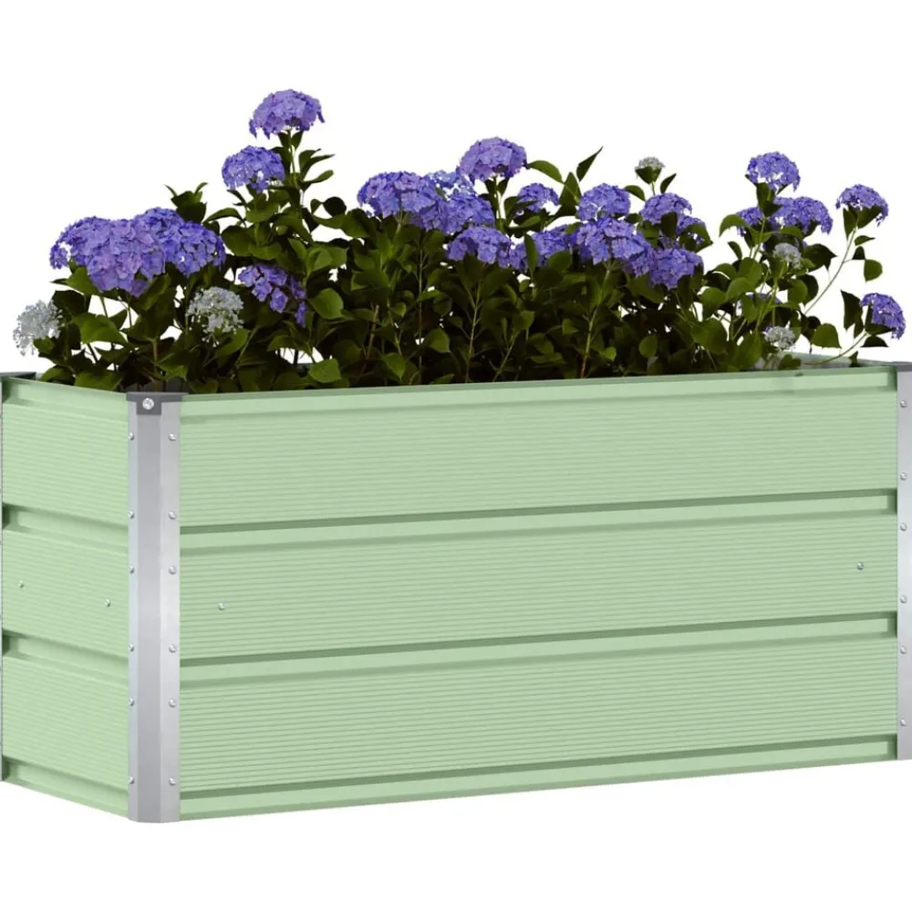 vidaXL Jardinière 100 x 40 x 45 cm Acier