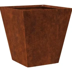 vidaXL Jardinière 30x30x30 cm acier résistant aux intempéries