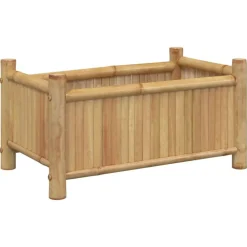 vidaXL Jardinière 50x30x25 cm bambou