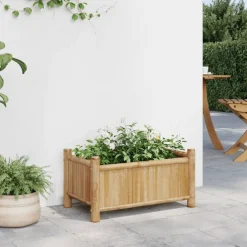 vidaXL Jardinière 50x30x25 cm bambou