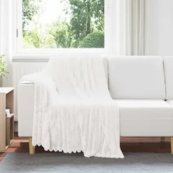 vidaXL Jeté 150 x 130 cm Toison