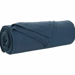 Linge-vidaXL Jeté 210 x 140 cm Toison Bleu marine