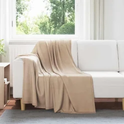 vidaXL Jeté 170 x 130 cm Toison