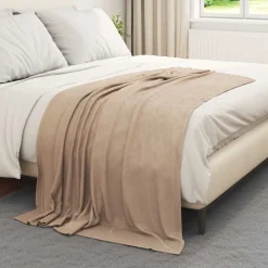 vidaXL Jeté 170 x 130 cm Toison