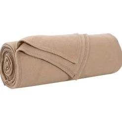 Linge-vidaXL Jeté 210 x 140 cm Toison Camel
