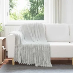 vidaXL Jeté 150 x 130 cm Toison