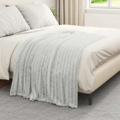 vidaXL Jeté 150 x 130 cm Toison