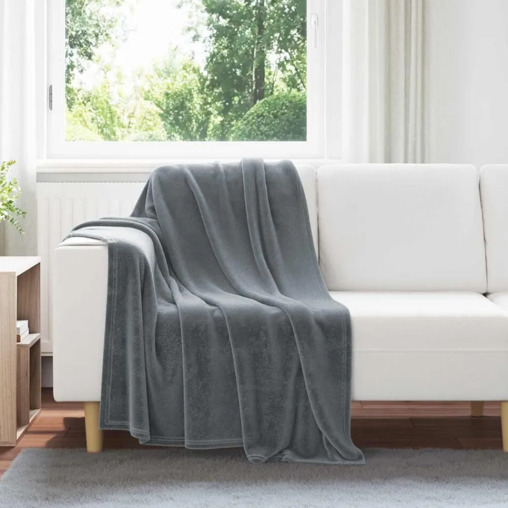 vidaXL Jeté 130 x 150 cm Toison