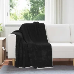 vidaXL Jeté 130 x 150 cm Toison