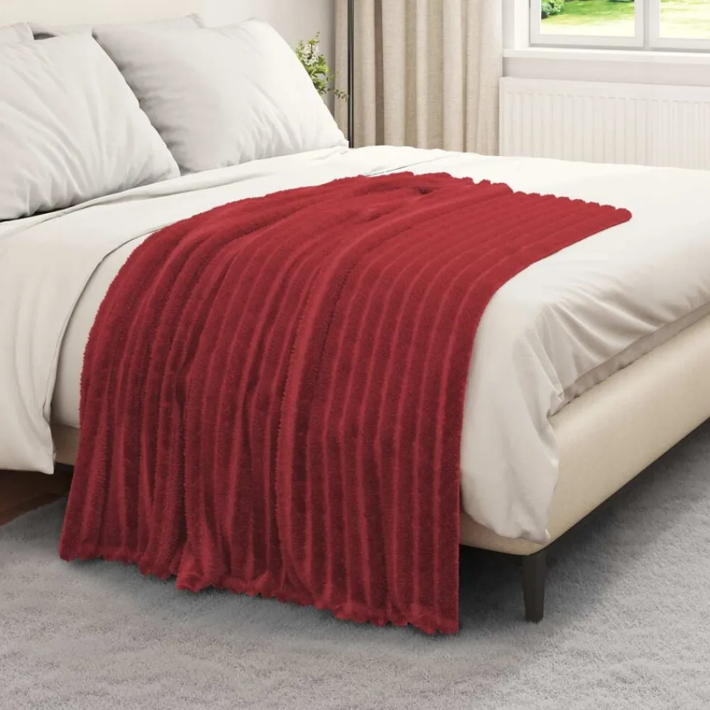 vidaXL Jeté 150 x 130 cm Toison