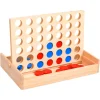 Jeux-vidaXL Jeu 4 en ligne 24x15x4 cm Bois solide