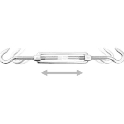 Pelouses & Jardins-vidaXL Jeu d'accessoires de voile d'ombrage 9 pcs Acier inoxydable